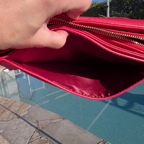 Valentino By Mario Valentino Red Crossbody Bag With Braided Trim - Picture 5 of 15